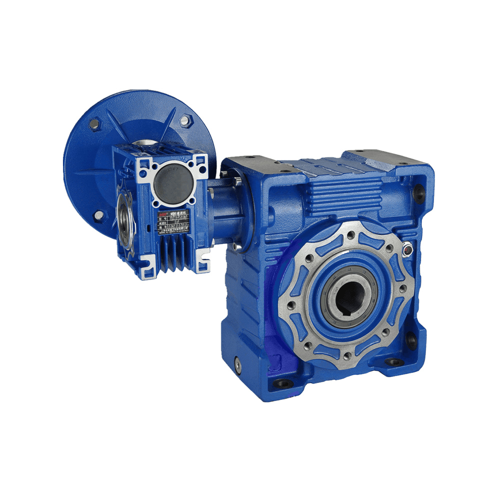 Gearbox cacing silindris tahap ganda